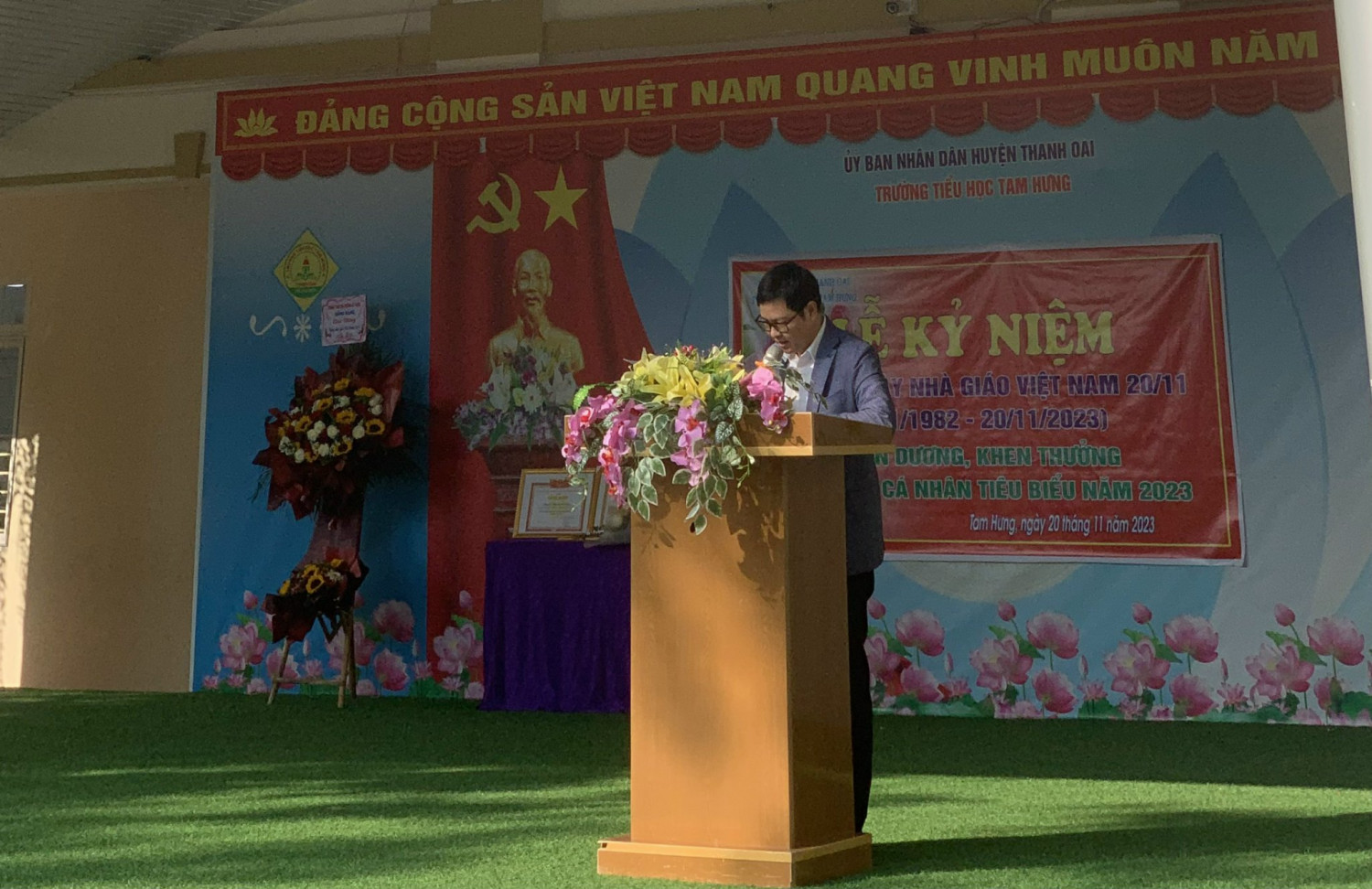 Xã phát biểu
