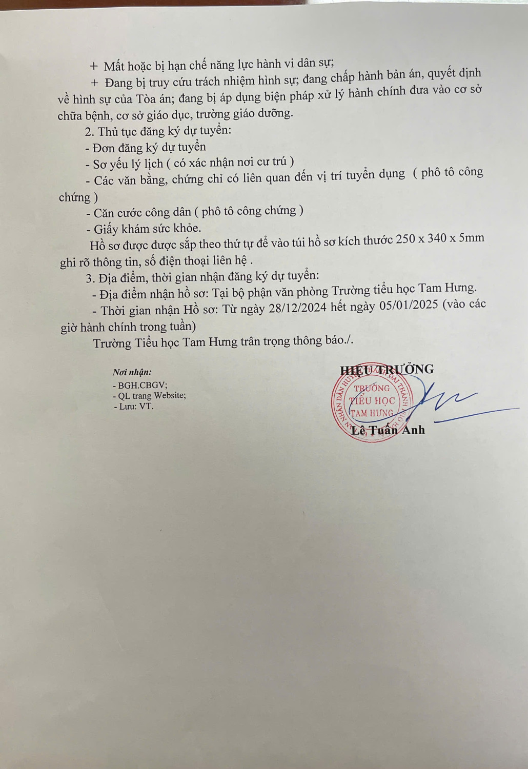 thông báo1