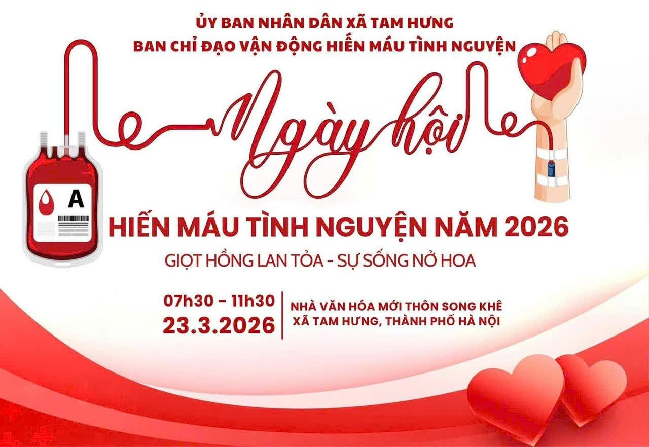 CÁN BỘ, GIÁO VIÊN, NHÂN VIÊN TRƯỜNG TIỂU HỌC TAM HƯNG HƯỞNG ỨNG NGÀY HIẾN MÁU TÌNH NGUYỆN
